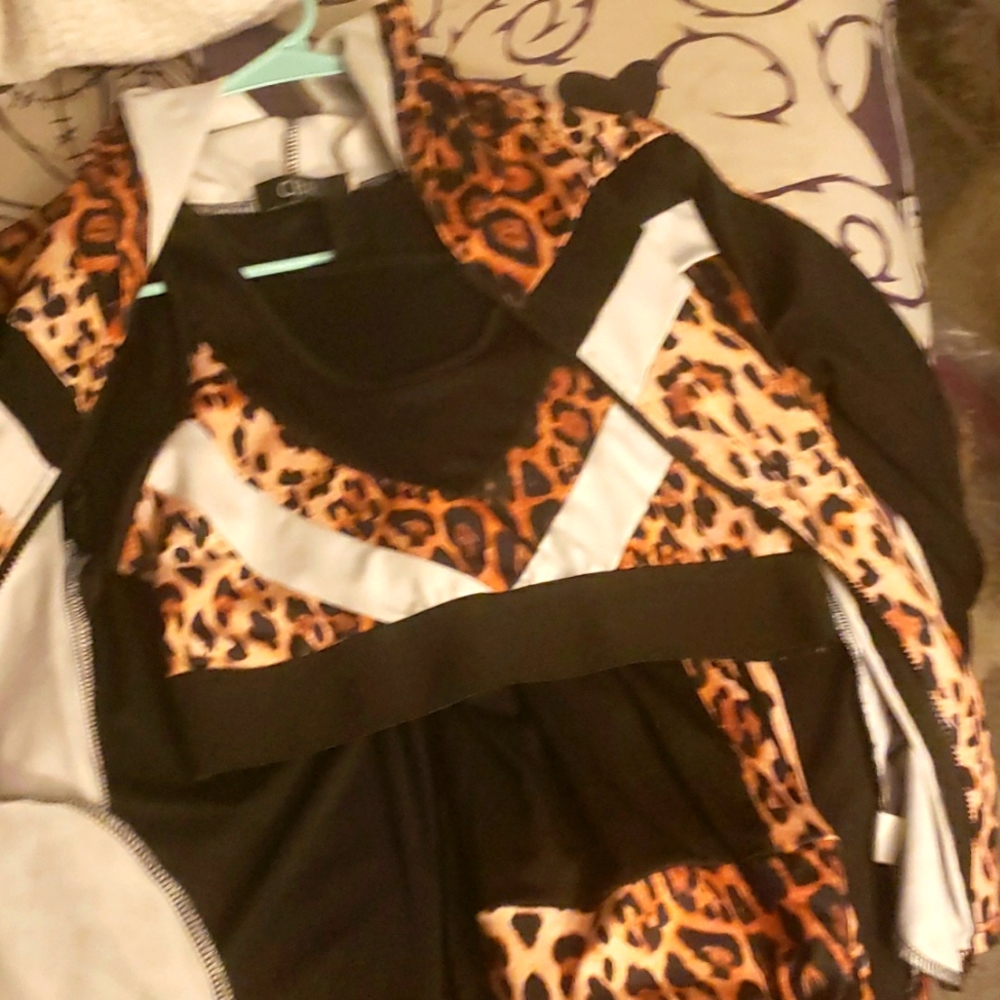 My Leopard 3 piece athletic wear